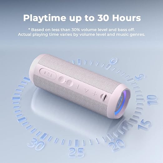 Both have memory mode for easy reconnection, and you can also connect via AUX or SD card for versatile playback,  IPX7 Waterprooof True Wireless Stereo HD Sound Speakers Bluetooth Wireless Bluetooth 5.3(Pink)