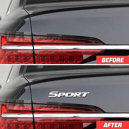 Stickers for Trunk Side Fender Rear Tailgate, Sport Sticker for Car,Metal