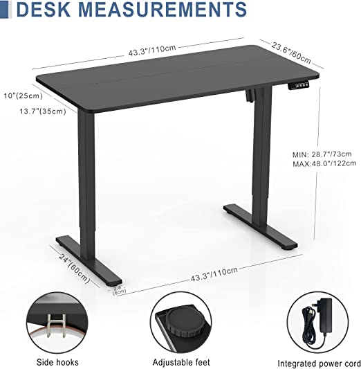 Standing Desk,with Splicing Top for Home Office