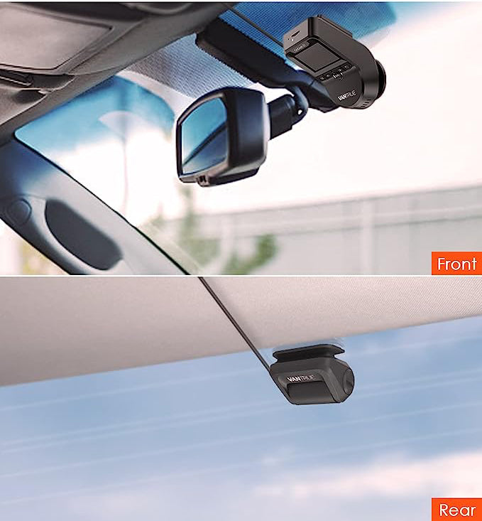Front and Back Car Dashboard Camera,  Front and Rear, 256GB