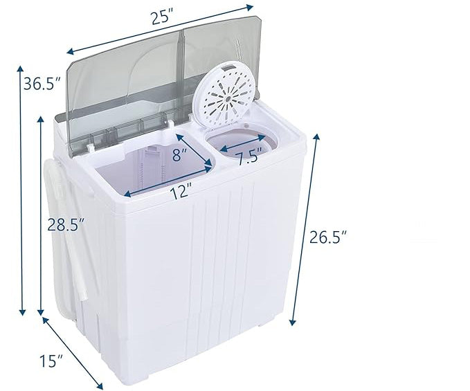 its strong motor endows it powerful clean capacity, which can clean your clothes more effectively and quickly. While it is working, Laundry Machine