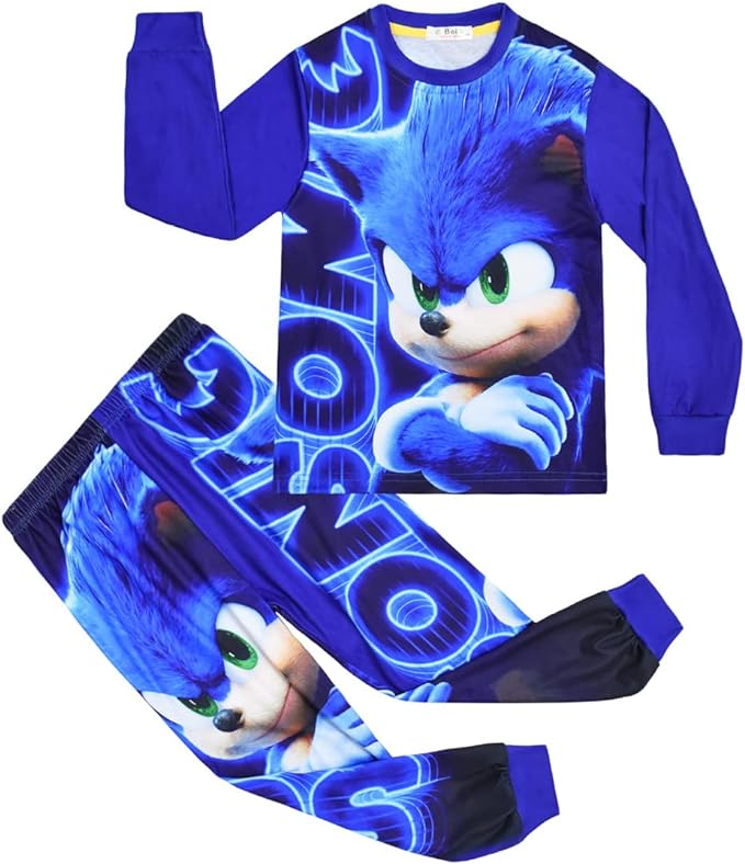 Shirt + Pants 2 Piece Set Fashion Sleepwear Novelty Clothes Set, comfortable, with realistic 3D printing patterns