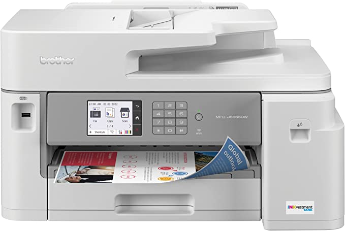 Tank Colour Inkjet All-in-One Printer ,Brother MFC-J5855DW with Printing