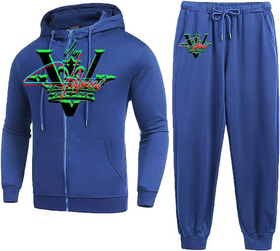 Men Track Suits Sets Long Sleeve Full-zip Sweatsuit Active Jackets and Pants 2 Piece Outfits