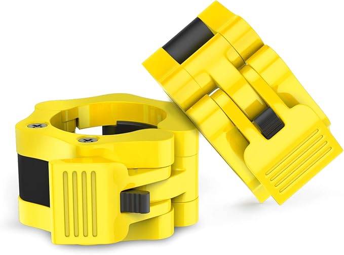Suitable for mixed fitness exercise, weightlifting, Clamps Collars, Quick Release Pair of Locking 2 inch Professional Weight Locks Collar Barbell Clips Great for Workout