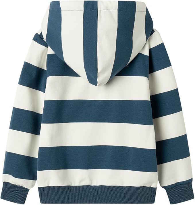 The fleece sweatershirt’s hood includes an inner lining for added comfort and value. Our hoodies for boys also feature ribbed cuffs and waistband for added comfort and a better fit.