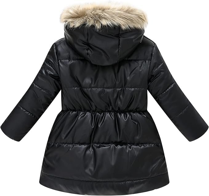 This high-quality insulated winter jacket with padded lining makes the excellent heat retention.The durable polyester exterior has nice water-resistant and windproof performance in the outdoors