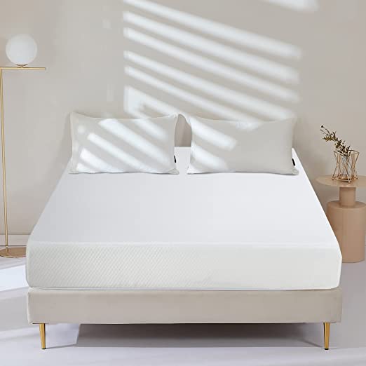 Queen Mattress, 10 14 Inch Mattress Queen, Premium Gel Memory Foam Hybrid Mattresses Bed-in-a-Box CertiPUR-US Certified Pressure Relief, Medium Firm
