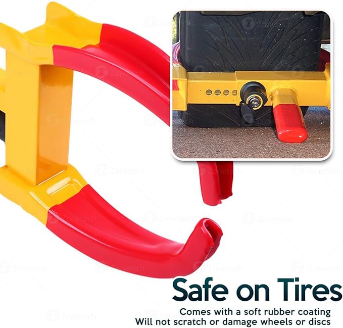Anti- Theft Protective Vehicle Wheel Clamp for Car