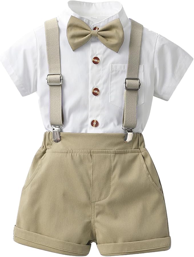 Our toddler boy outfits are crafted from a premium cotton blend material that offers exceptional softness, and breathability, ensuring it's comfortable and gentle on your baby's delicate skin.