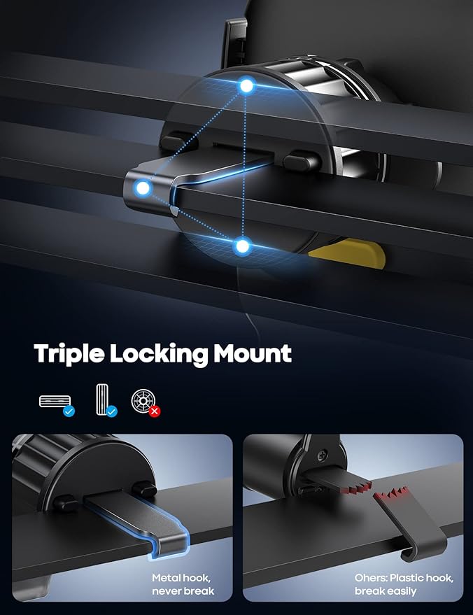 can provide strong suction power on smooth surfaces, and keep the holder stable under all conditions, Universal Cell Phone Holder Mount Dashboard Windshield