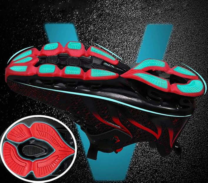 non-marking rubber outsole for non-slip grip and durability to protect kids' feet.Sneakers Athletic Lightweight Sports Running Walking Shoes