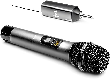 Mic for Music & Speech, Wide-Range Frequency, Warm & Smooth Sound, Rugged Construction, Detachable Windscreen - Black