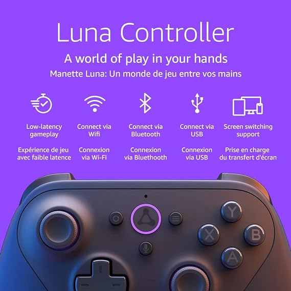Connect directly to your Windows or Mac devices via USB cord. Wireless Controller