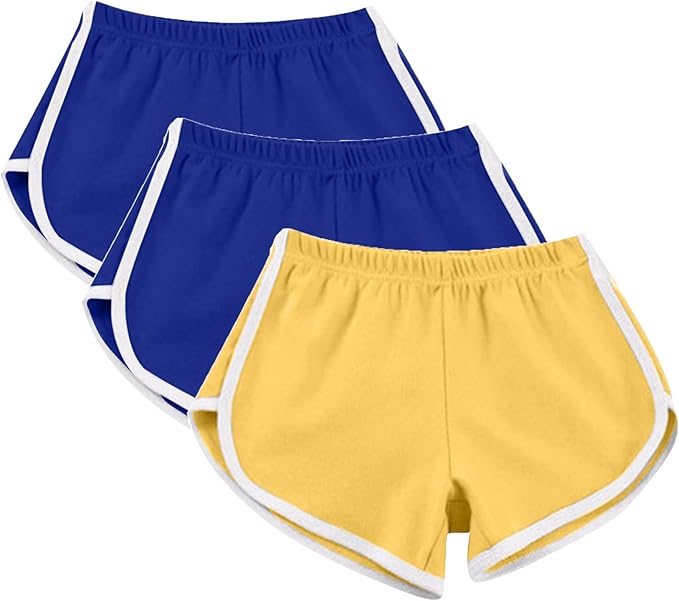 Ideal for active play, these girls bike shorts are crafted from a thicker cotton material that ensures full coverage and prevents transparency, making them perfect for outdoor activities