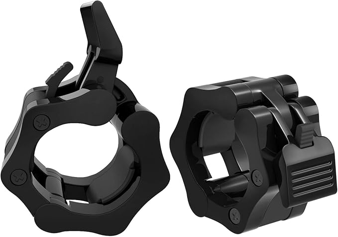 professional standard clips with the inner diameter of 2 inch / 50 mm, Weight Locks Collar Barbell Clips Great for Workout, Weightlifting,