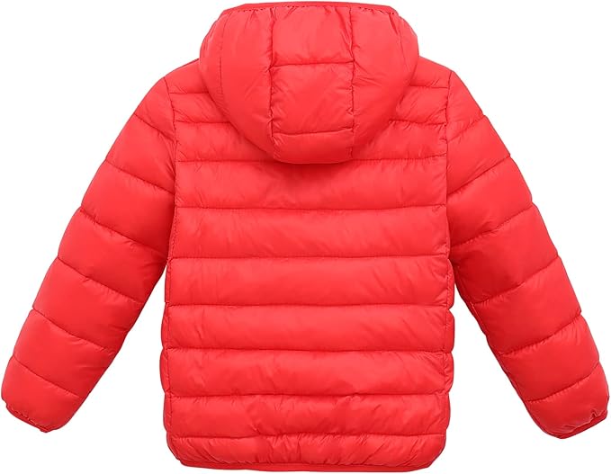 Features - Zipper closure with neckline anti-pinch design, two slant hand pockets, elastic cuff and hem to keep warm, zipper closure easy to put on and take off,Waterproof quick-drying.Keep Your Kids Soft and Warm in Winter or Skiing Trip.