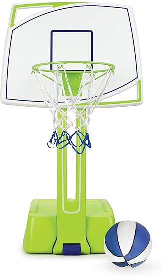 . You can easily move the hoop closer to the poolside or relocate it to a different spot in your backyard, Pool Side Portable Basketball Hoop