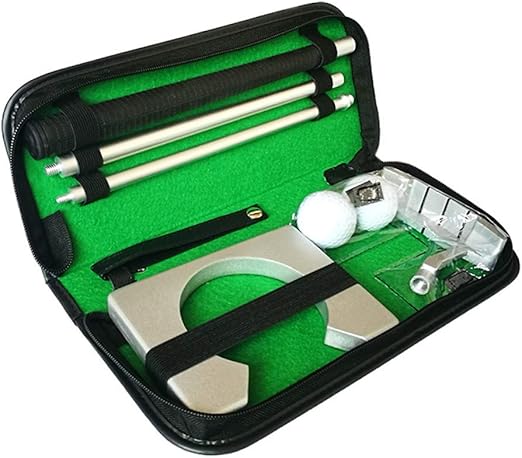All items are contained in one compact travelling case, for an easy carry and storage.Backyard Golf Putter Set - Golf Putter Putting Trainer, Golf Training Putter for Indoor Outdoor