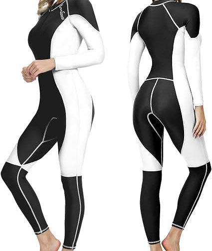 Spandex Front Zipper for Scuba Diving Snorkeling Swimming, swimwear is close to your skin,feel like a second skin, naturally form fitting to reduce drag in the water, offers no restrict movement ensures you freely move underwater