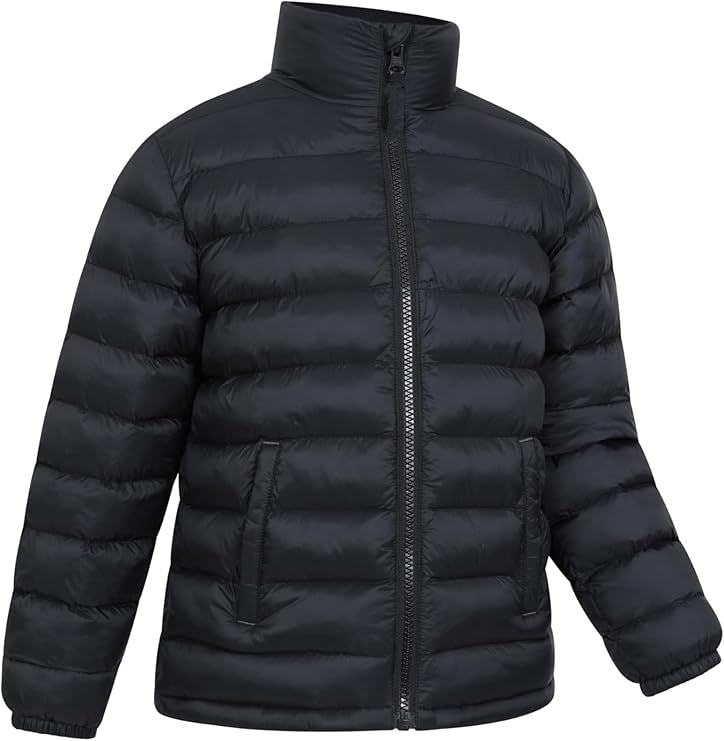 Padded Jacket, Zipper closure with neckline anti-pinch design, two slant hand pockets, elastic cuff and hem to keep warm, zipper closure easy to put on and take off,Waterproof quick-drying.Keep Your Kids Soft and Warm in Winter or Skiing Trip.