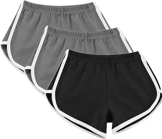 :These Girls shorts made of soft, stretchy, breathable fabrics, can providing a comfortable feeling, Athletic Workout Comfy Booty Dolphin Shorts Cycling Hiking Running Activewear