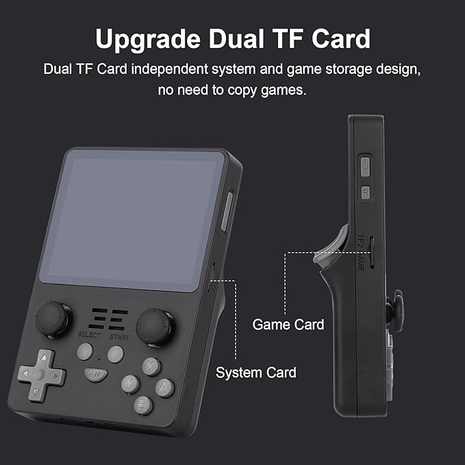 Game Console 3.5 Inch Retro Video Game Console with 64G Card Classic Emulator
