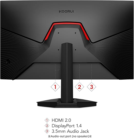 This gaming monitor with 240Hz refresh rate gives a competitive edge in FPS,Gaming Monitor, 27 inch WQHD 2560 x 1440 PC Computer Monitor, Up to 240Hz Refresh, 1ms, Adaptive Sync, HDR10, DCI-P3 90%, 144Hz Monitor,