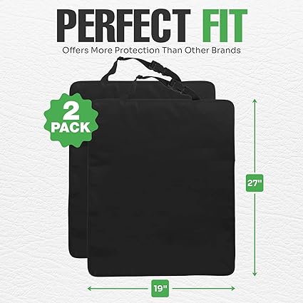 Car Back Seat Cover will make riding with little kids a breeze! Make sure that this practical car accessory  Car Seat Back Protectors for Vehicles to Protect from Dirt, Mud & Scratches, for SUVs and Vans