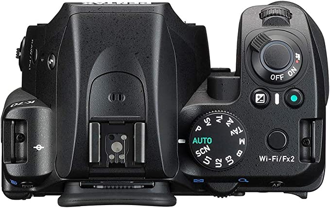 Pentax 16243 K-70 Black Body Only, All Weather DSLR Camera: 24.2MP High-Performance Image Sensor, Optical viewfinder with 100%, 4.5 Steps Shake Reduction high Sensitivity ISO102400 Vari-Angle LCD Monitor