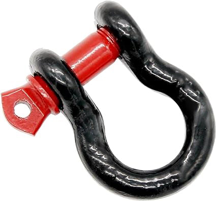 7165 Lbs, Towing Accessory for Off-Road VehicleW/Free Trailer Hitch Pin Set Car Trailer Tuning Bumper Tow ShackleD