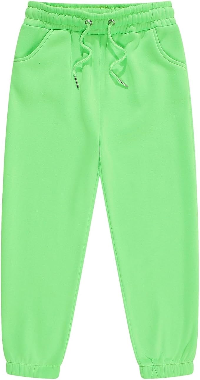 girls white sweatpants drawstring pants boys , polyester pants cozy leggings for toddler baby girl sets,  Active Athletic Pants Toddler Elastic Waistband Trousers Pocket