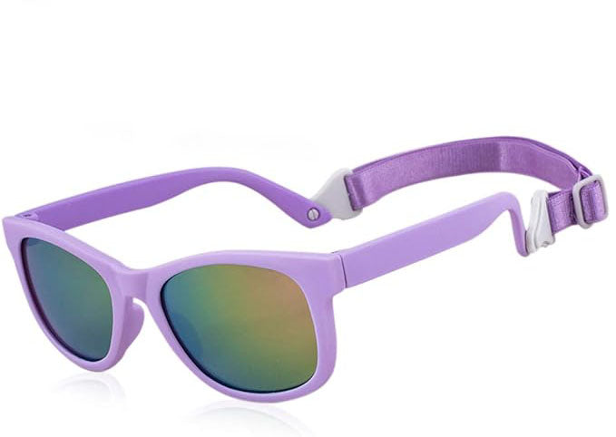 Infant Sunglasses Lens Width: 40mm,Lens Height: 31mm,Nose Bridge: 12mm, Frame Width: 110mm,Temple Length: 100mm