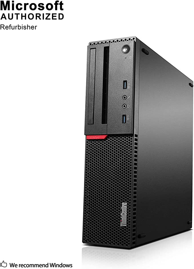 Intel Quad Core i5 6500 up to 3.6GHz, 16G DDR4, 240G SSD + 2T HDD, WiFi, BT 4.0, Win 10 Pro 64-Multi-Language Support English/Spanish/French(Renewed)