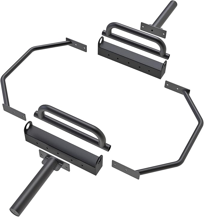 And the Olympic Hex Bar components can be disassembled, convenient for you to transfer and accommodate, Barbell Olympic Trap Bar, Hex Bar, Shrug Bar, Deadlift Bar with Folding Handles for Olympic Weight Lifting