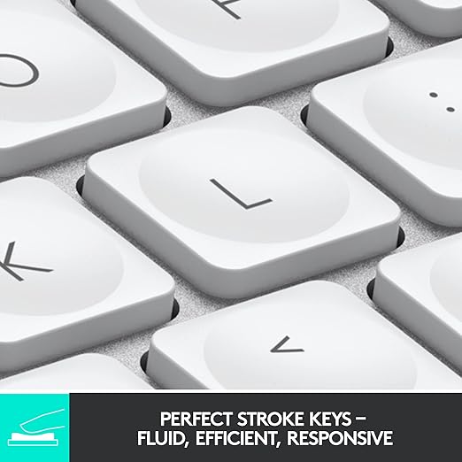 keyboard with up to 3 devices on nearly any operating system via Bluetooth Low Energy and switch between them seamlessly, Keyboard, Compact, Bluetooth, Backlit, USB-C, Compatible with Apple macOS, iOS, Windows, Linux, Android, Metal Build