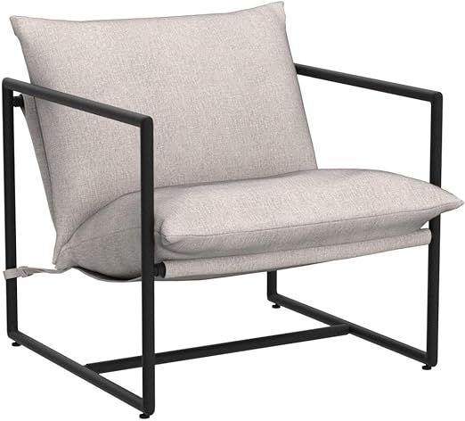 comfy accent piece in your living room, bedroom, office, or reading nook, Armchair with Shredded Foam Cushioning,