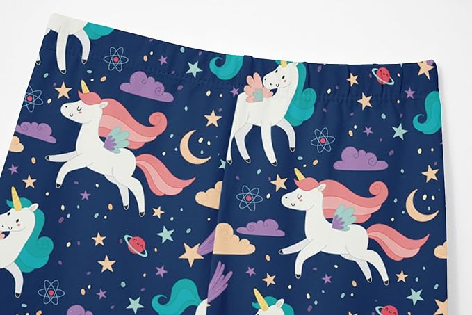 Cute Printed Leggings:This little girls leggings is simple and cute, classic yet full of vitality, Active Stretch Leggings Little Kids Yoga Pants 3-10 Years