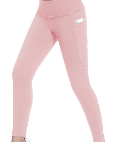 There are pockets on both sides for convenient storage of personal items. In this way, kids will not be disturbed by their personal belongings while playing,  Active Leggings Kids Dance Running Yoga Pants Stretchy High Waist