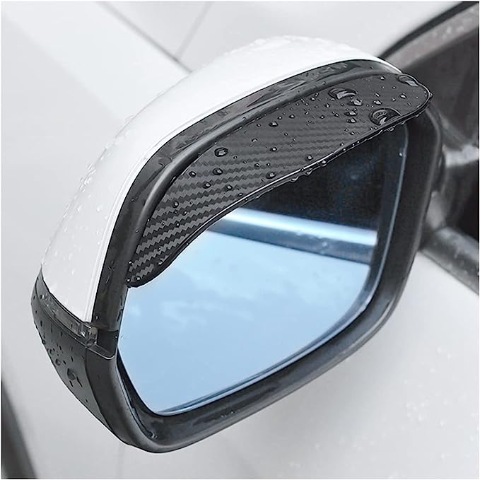 Mirror Rain Eyebrow 2PCS, this rain eyebrows can effectively block the interference of rain and snow,