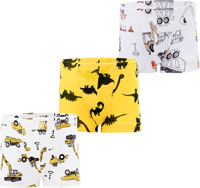 Package included: pack of 9 pieces of Kids series colorful, Cool Cotton Boxer Brief Underwear