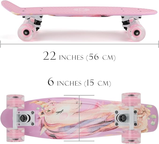 skateboard strikes the balance between convenience and performance.  Teens Adults, Classic Mini Cruiser Designed for Cruising