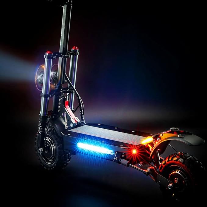 Unmatched Riding Comfort: 11-inch upgraded hybrid tires offer excellent stability and anti-slip performance, ensuring a comfortable ride on any surface.