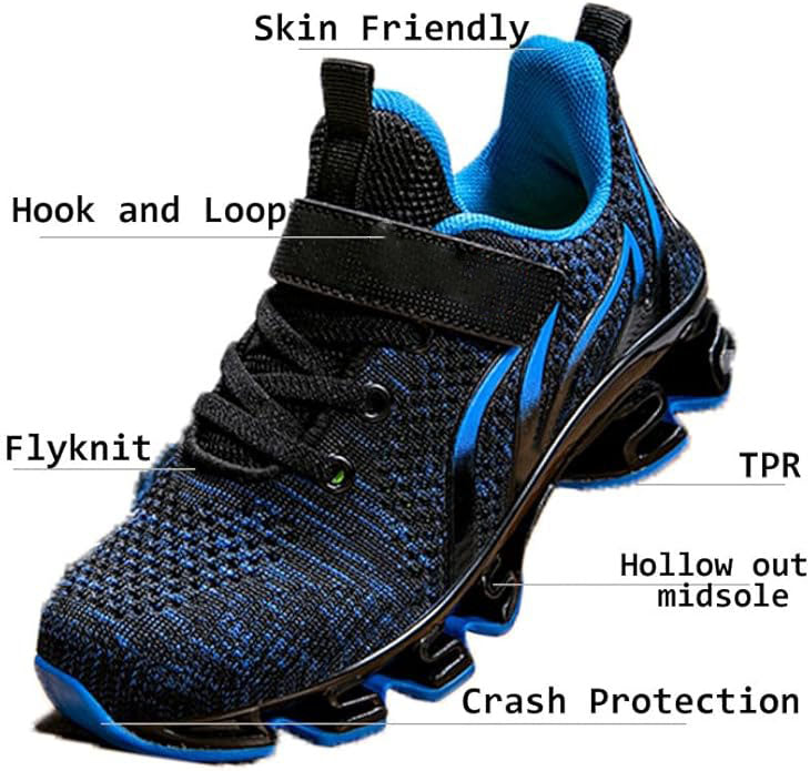 breathable mesh inside keeps kids away from foot odor.Athletic Lightweight Sports Running Walking Shoes for KIDS