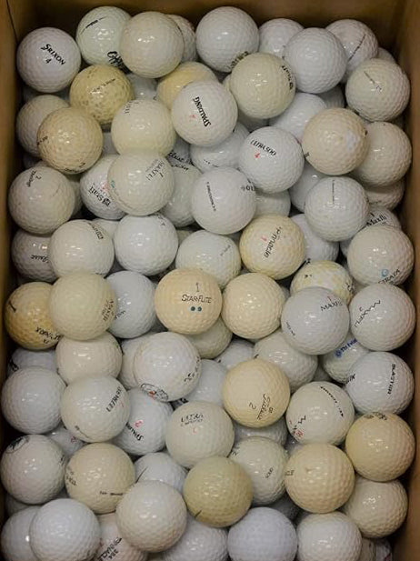 May include range balls and older models and styles. Range Used Golf Ball Mix in Mesh Bag