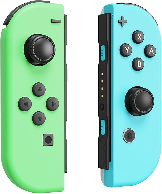 powerful anti-interference technology to maintain a stable connection within a 10-meter range,Controllers Compatible with Nintendo Switch, Wireless Switch Controllers Left and Right Support Vibration/6-Axis Gyroscope/Screenshot