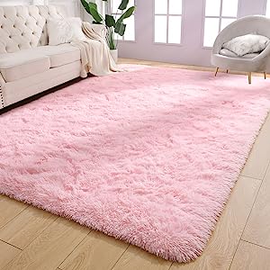 Living Room Rug, luxurious faux velvet and high density foam