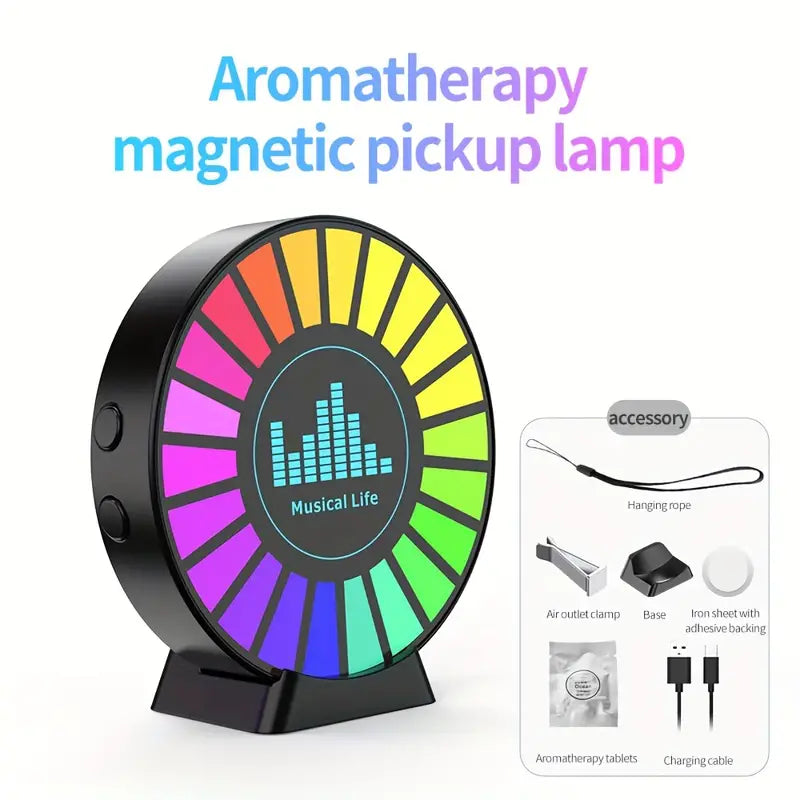 Car Voice Control Pickup Atmosphere Light- Car Pickup Car LED Atmosphere Light, Intelligent Car Air Vent