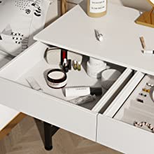 Laptop Table Made of Wood and Metal, Workstation Stand desk