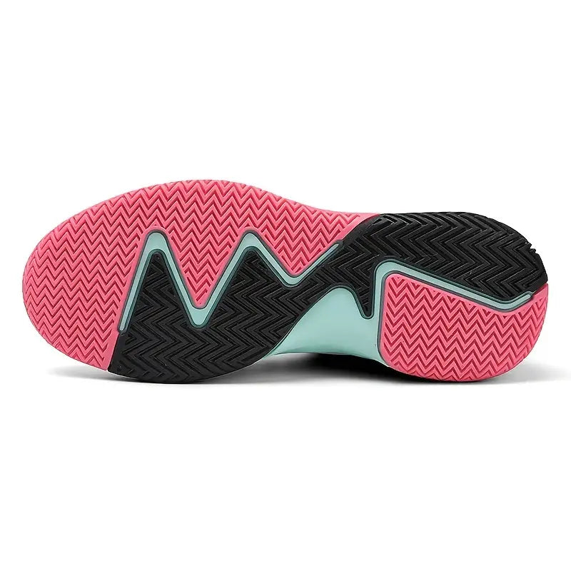 Comfy Breathable Non Slip Shock Absorption Lace Up Sneakers For Indoor/outdoor Training Running Walking